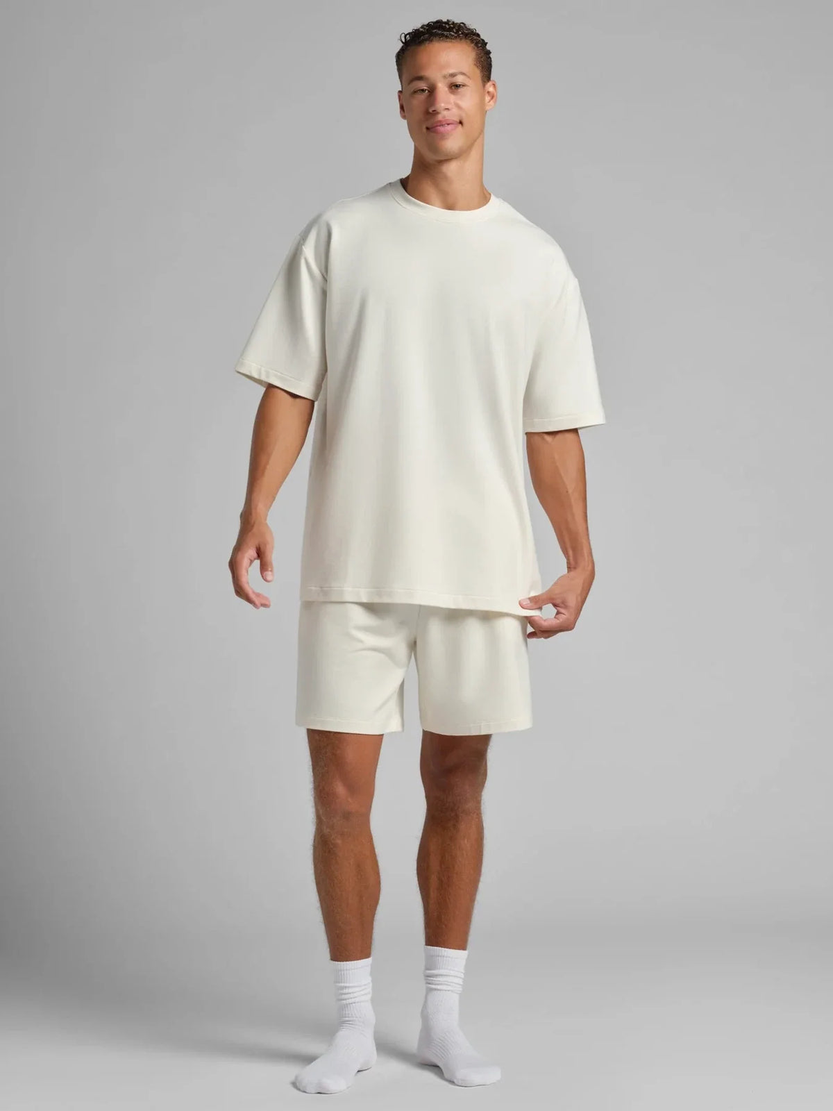 Terry Lounge T-Shirt - Ivory