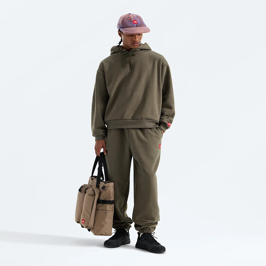 Unisex Graphic Pullover Hoodie - Taupe Green