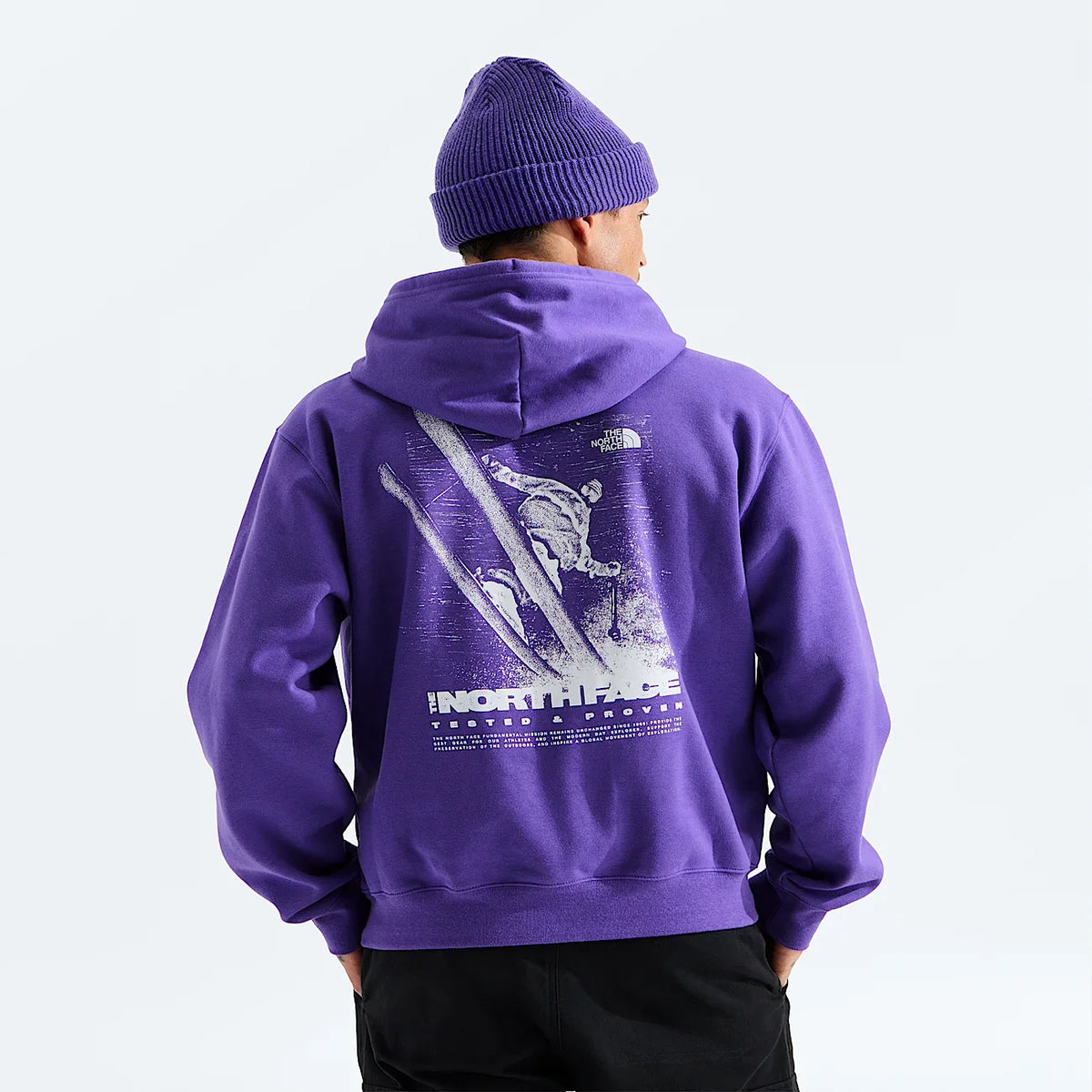 Unisex Relaxed-Fit Hoodie - Purple
