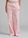 Camouflage Straight-Leg Sweatpants - Rosewood