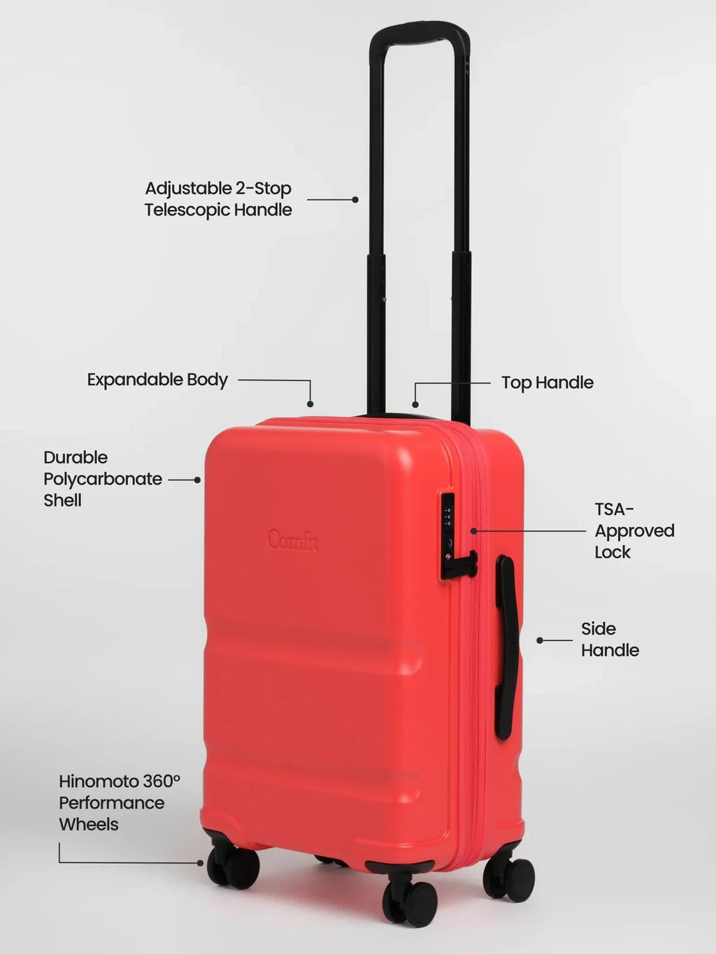 Carry-On Luggage - Pink