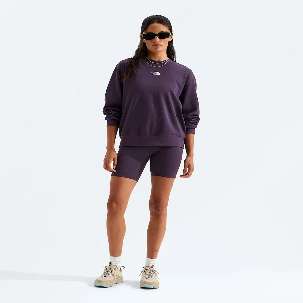 Women's Double-Knit Crewneck Sweatshirt - Blue
