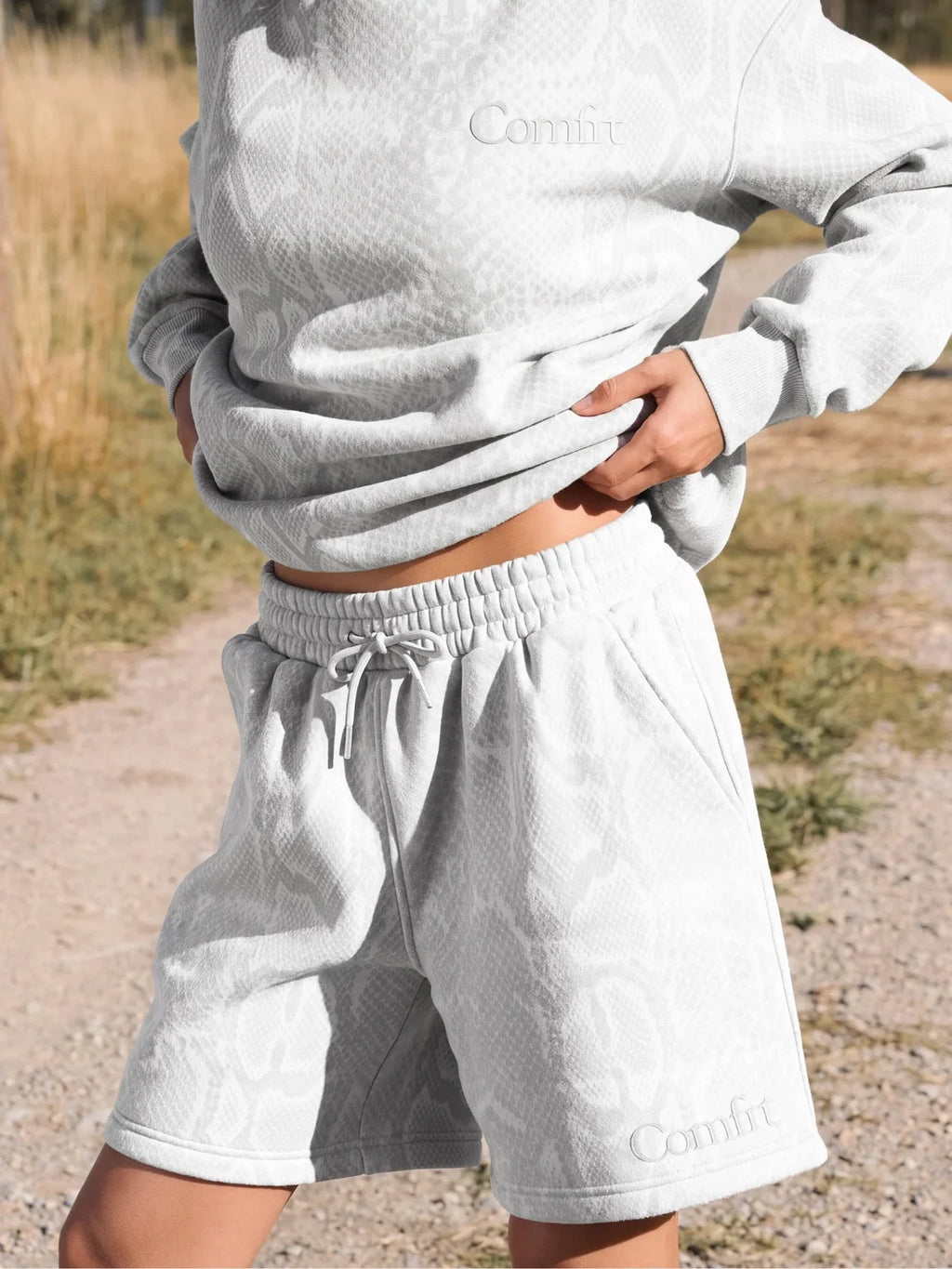 7-Inch Lounge Shorts - Snow Snake