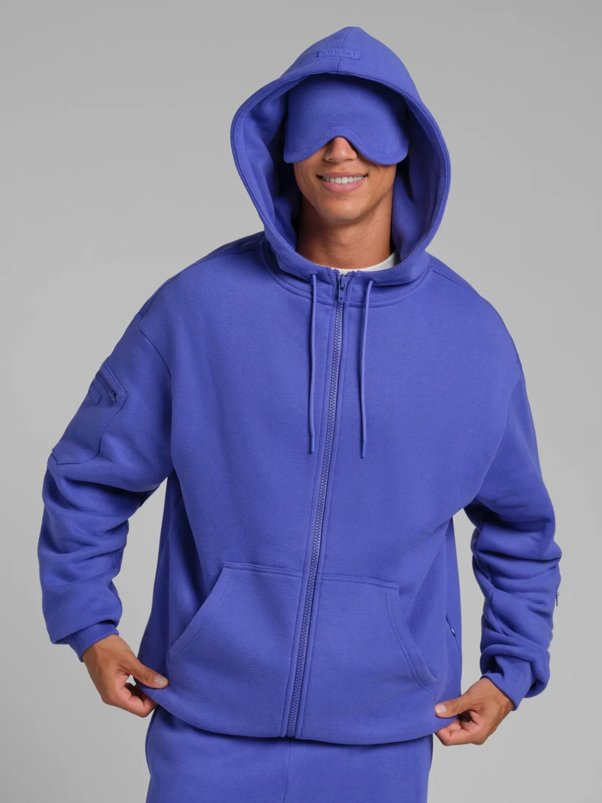 Full-Zip Travel Hoodie - Ultra Violet