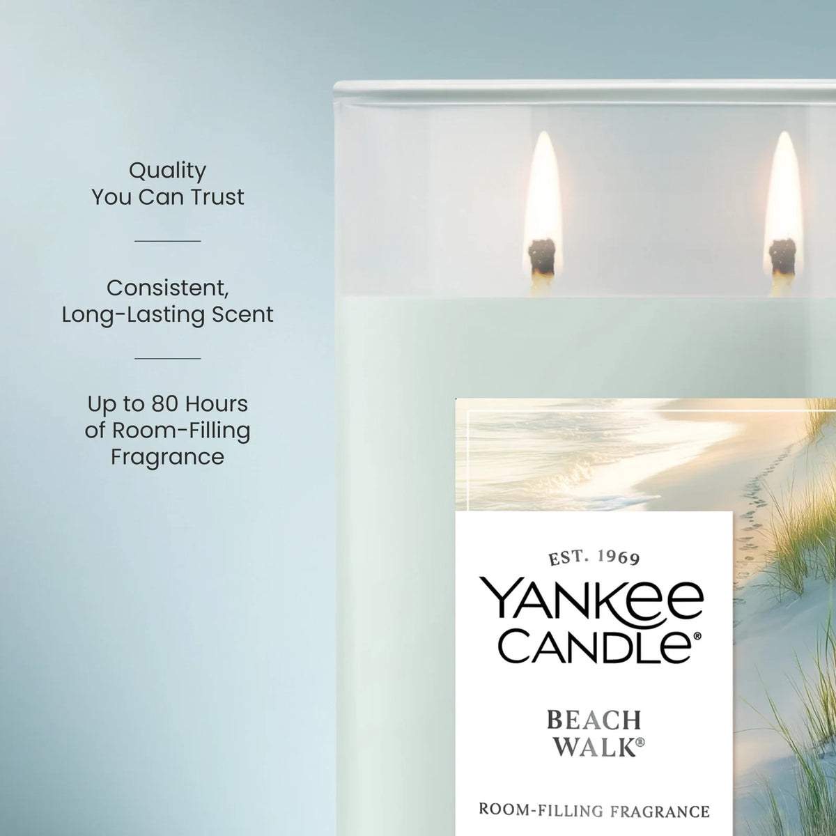 Coastal Floral Tumbler Candle