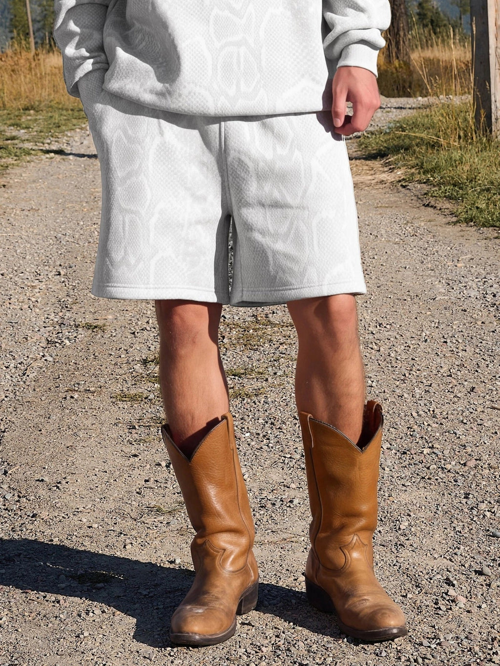 7-Inch Lounge Shorts - Snow Snake