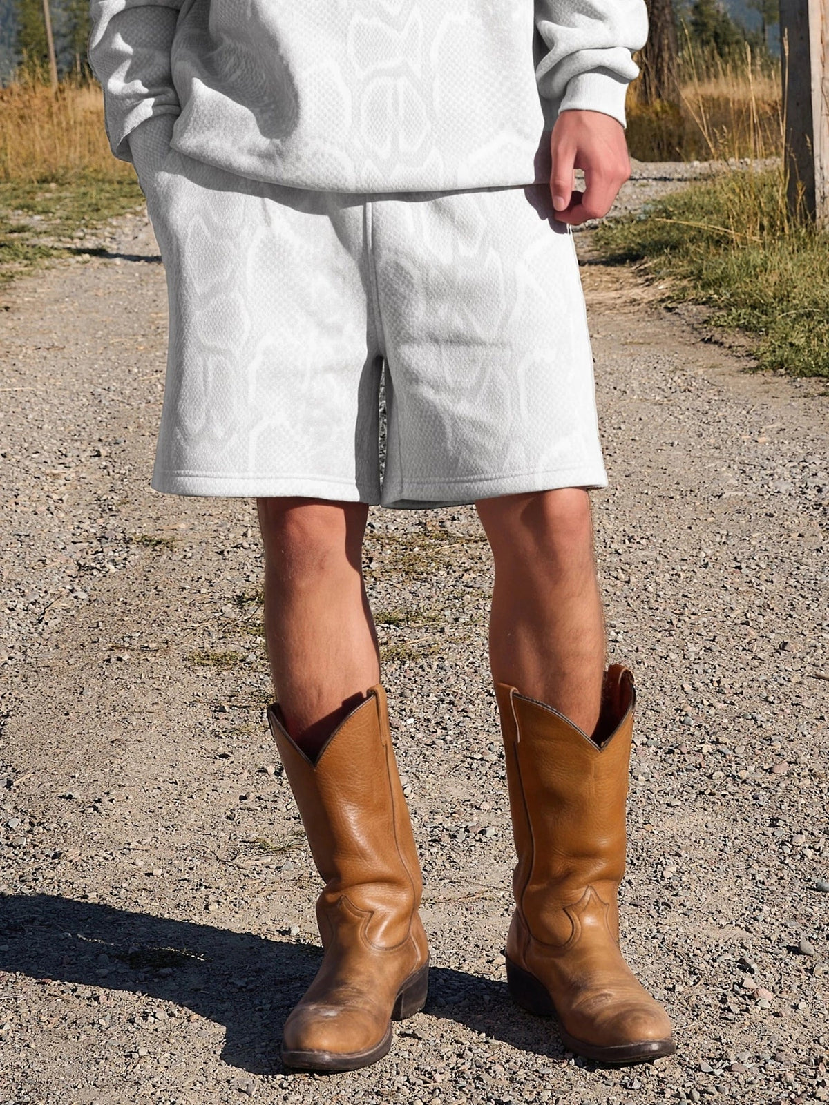 7-Inch Lounge Shorts - Snow Snake