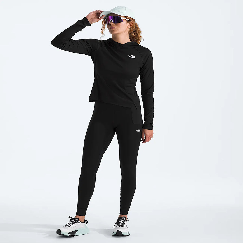 Women's Lightweight Running Hoodie - Black