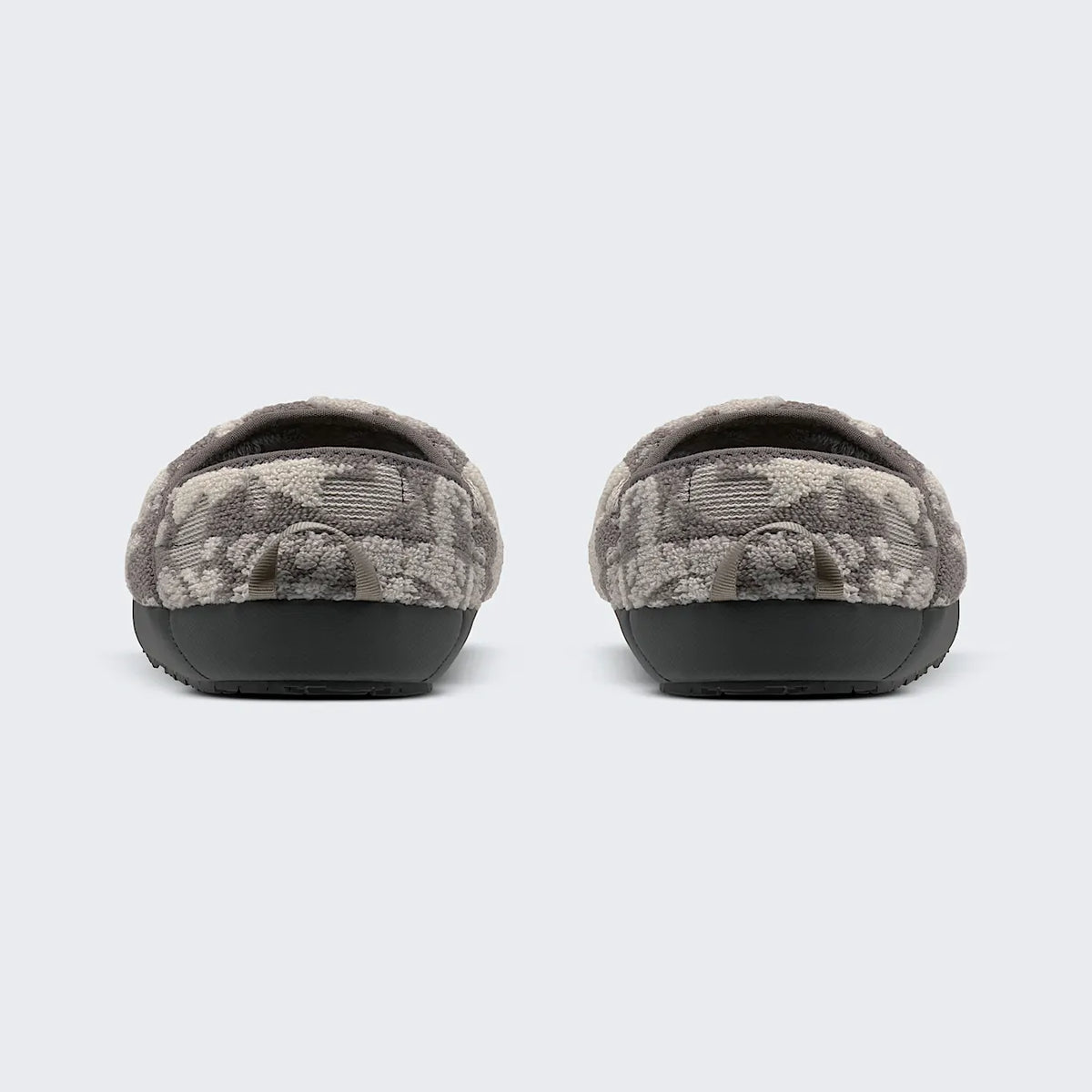 Insulated Knit Slipper Mule - Gray Print
