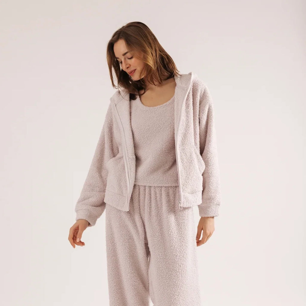 Zip-Up Hoodie - Lavender