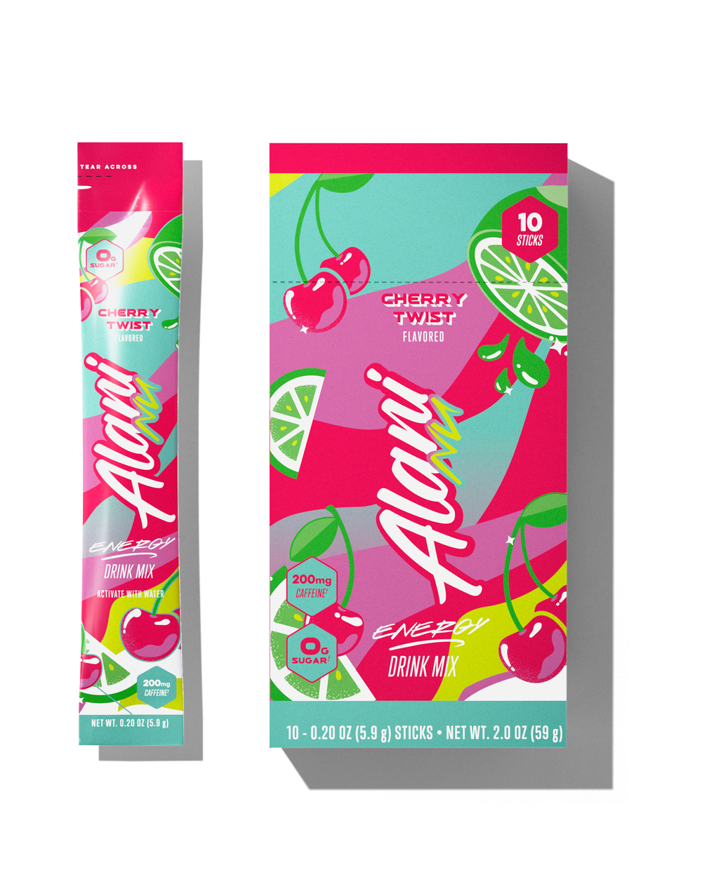 Energy Drink Mix Sticks - Cherry Twist