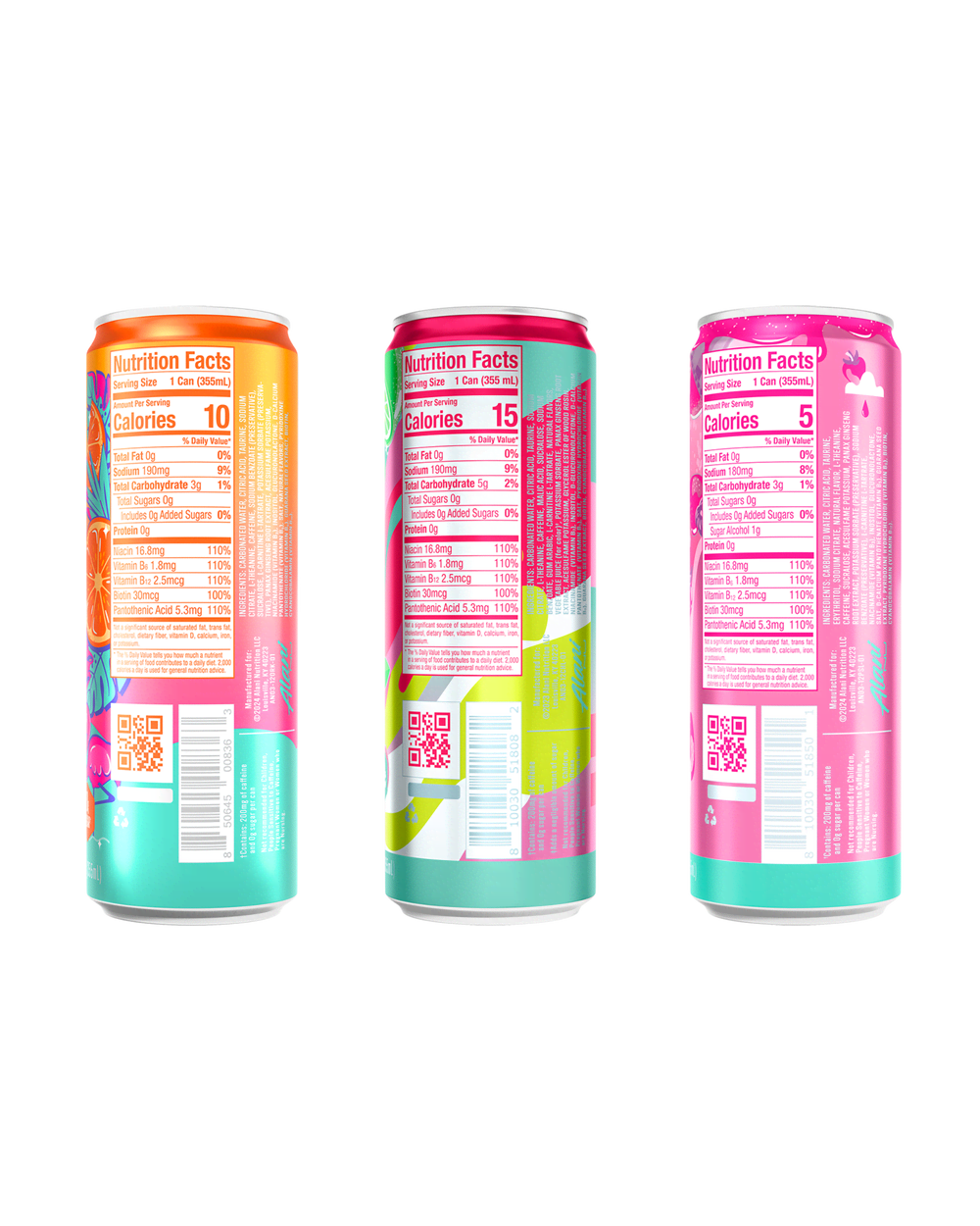 Zero Sugar Energy Drink Variety Pack - Citrus Cherry Berry