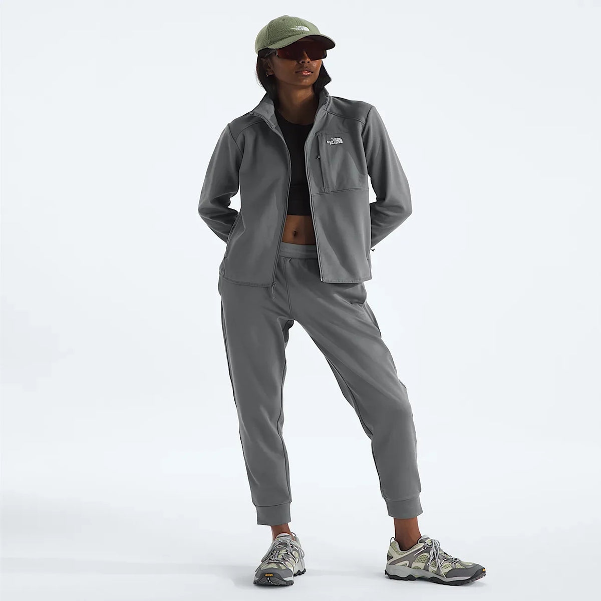 Women's Full-Zip Performance Fleece Jacket - Gray