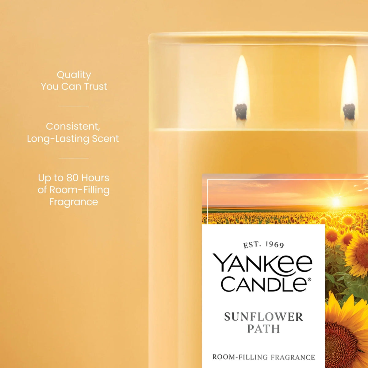 Large Tumbler Scented Candle - Sunflower
