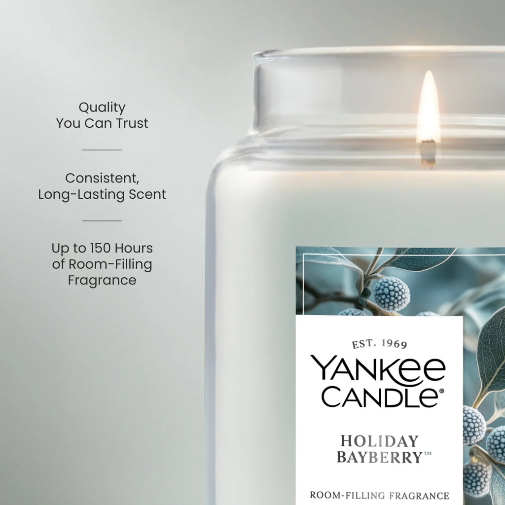 Large Fresh Berry Jar Candle