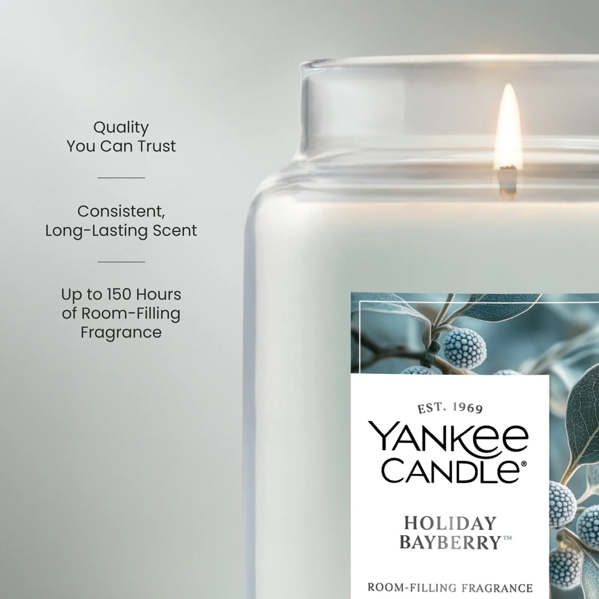 Large Fresh Berry Jar Candle