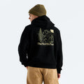 Men's Regular-Fit Graphic Hoodie - Black