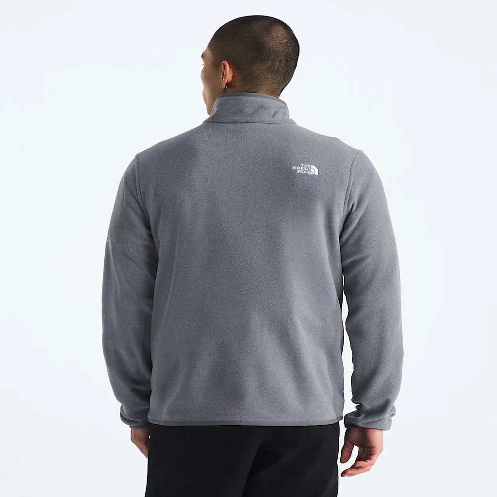 Men's Quarter-Zip Fleece Jacket - Grey