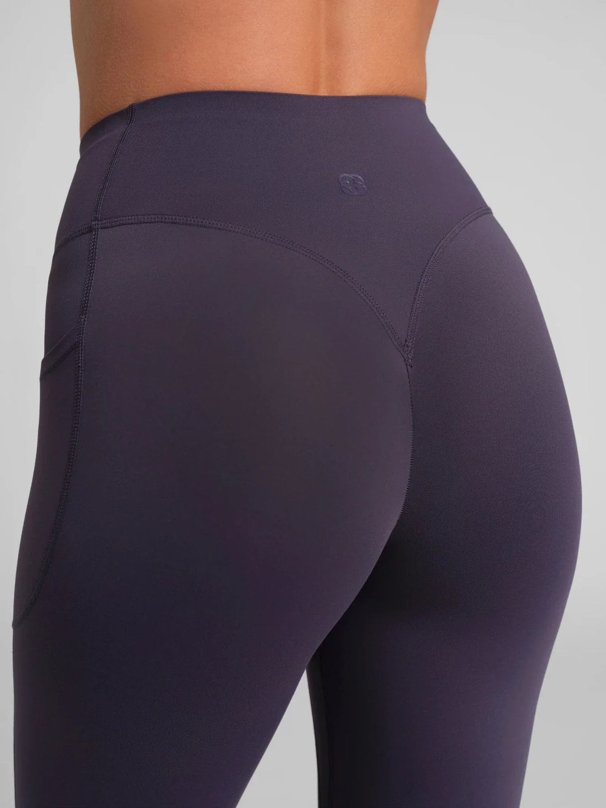 High-Waist Leggings - Blackberry