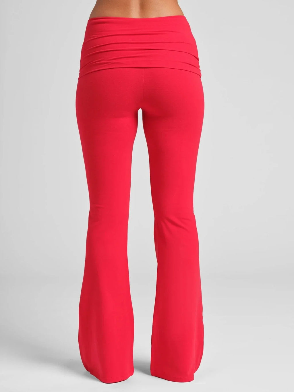 Foldover Lounge Pants - Cherry