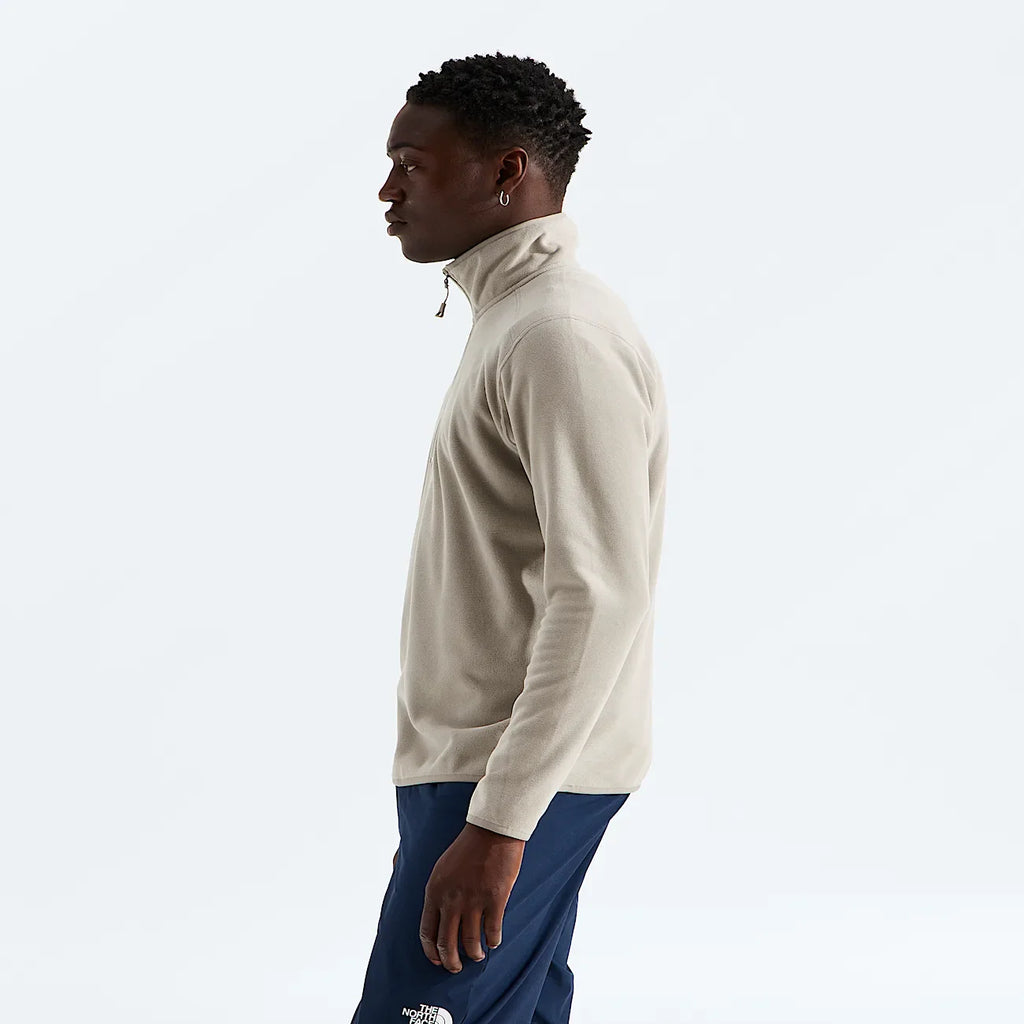 Men's Quarter-Zip Fleece Pullover - Stone