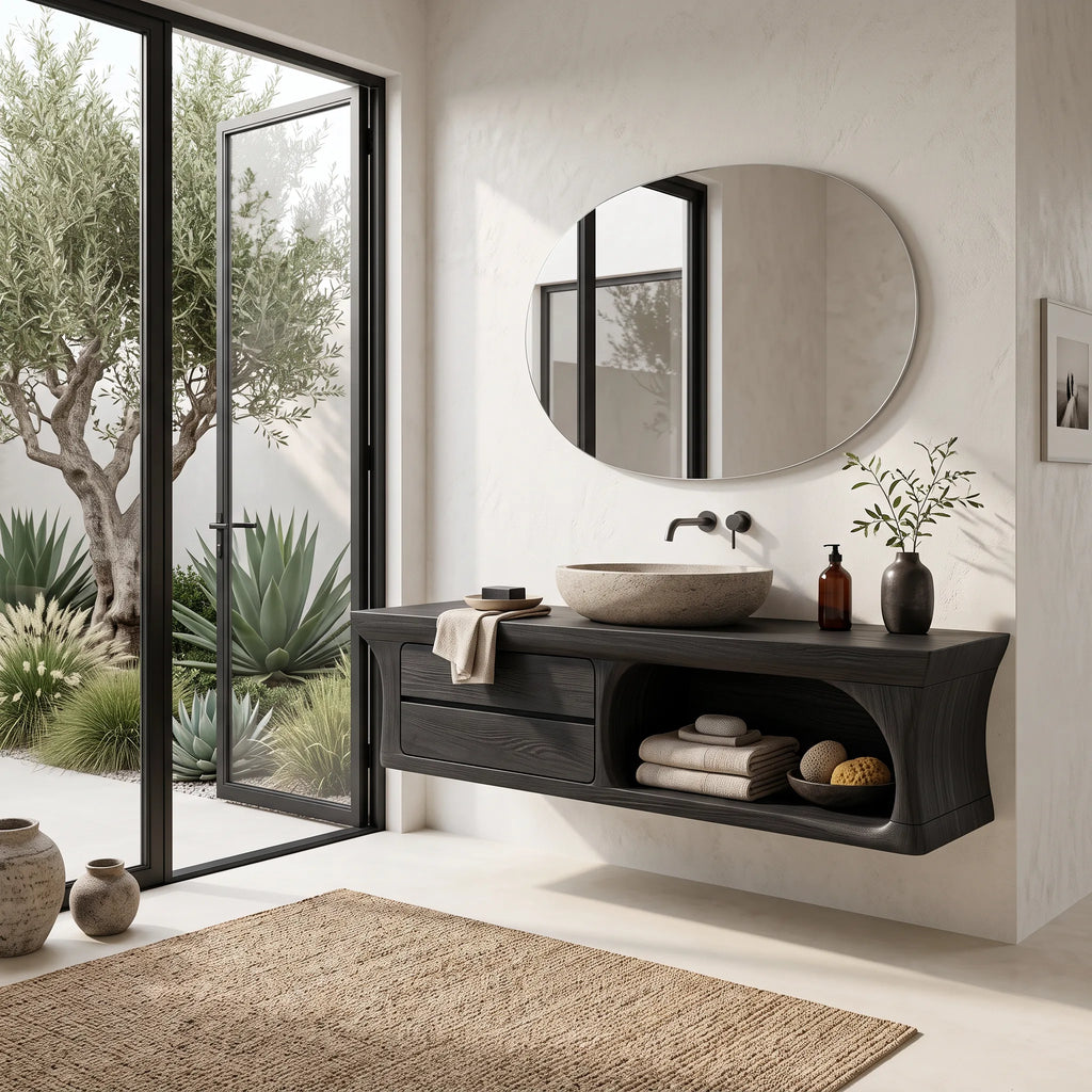 Luxury Floating Bathroom Vanity With Drawers For Contemporary Homes