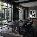 Modern Live Edge Dining Table Wood Slab For Dining Room