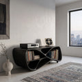 Contemporary Wooden Record Player Console For Living Room