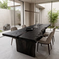 Rustic Natural Wood Dining Table Live Edge For Dining Room