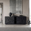 Modern Branch Carved Sideboard For Living Room