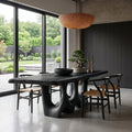 Rustic Sculptural Dining Table For Dining Room