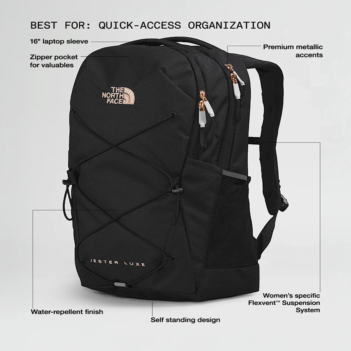 Women's Everyday Backpack - Black Heather