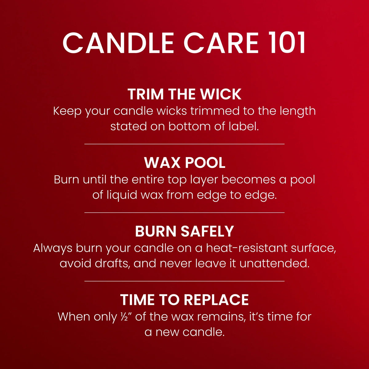 Large Tumbler Candle - Red Apple