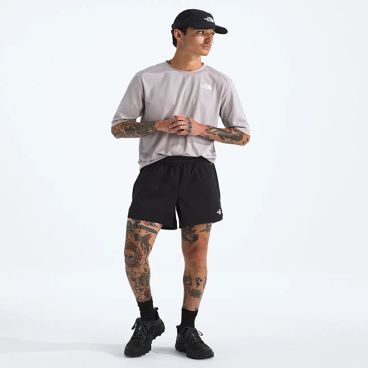 Men's 5-Inch Running Shorts - Black