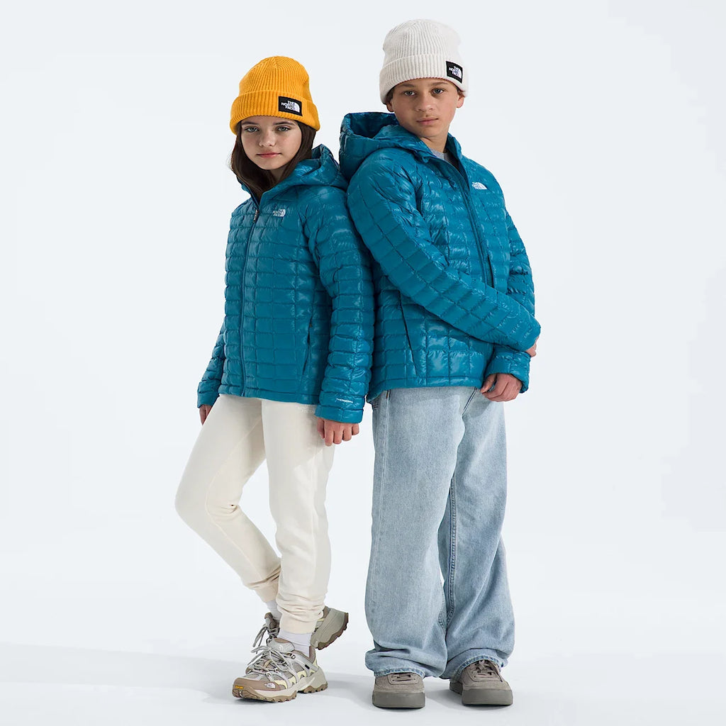 Kids' Hooded Insulated Jacket - Plum