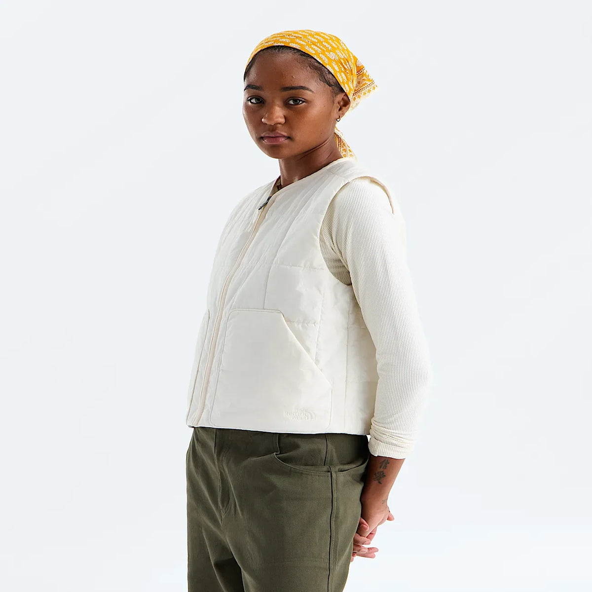 Women's Insulated Outdoor Vest - White