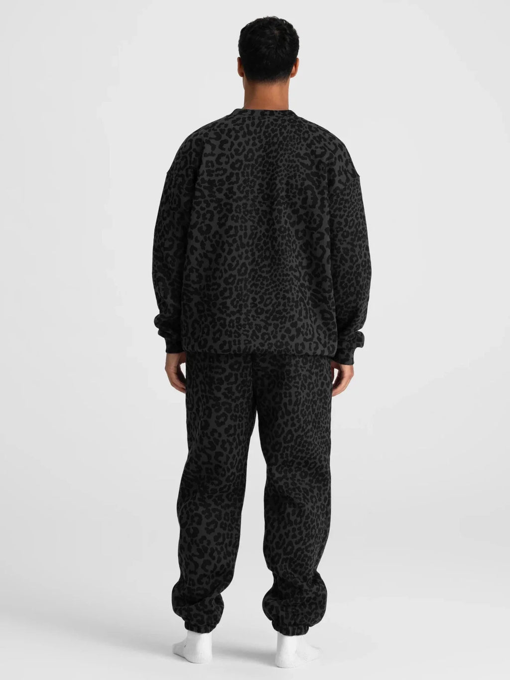 Crewneck Sweatshirt - Midnight Leopard
