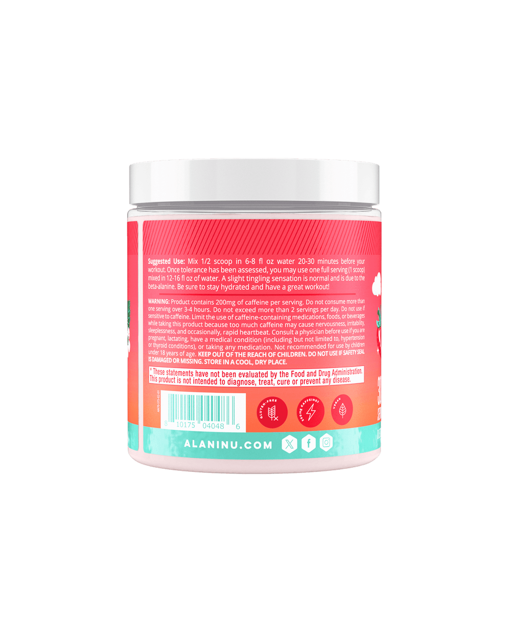 Pre-Workout Powder - Strawberry Orange
