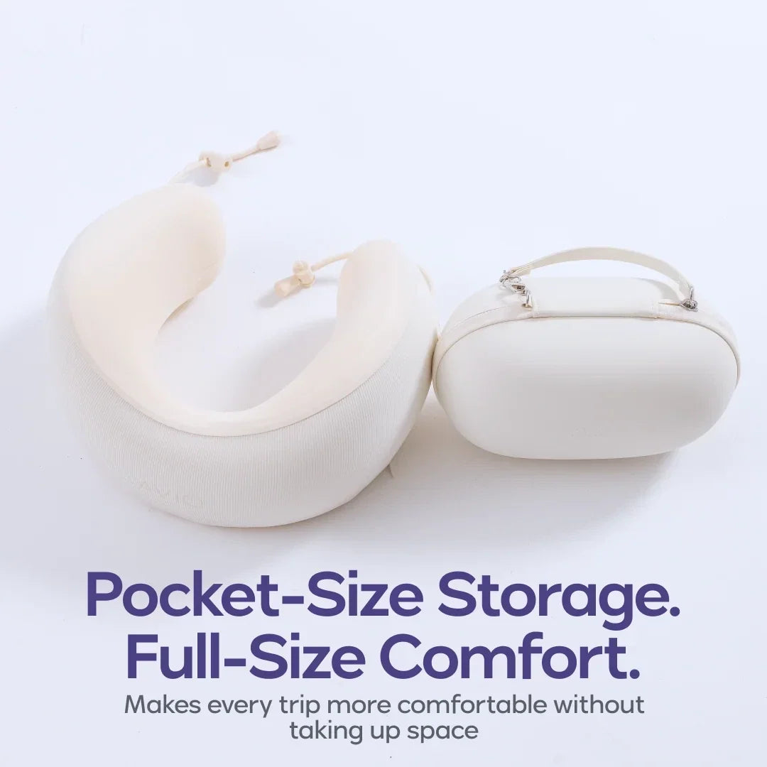 Travel Neck Pillow - Cream