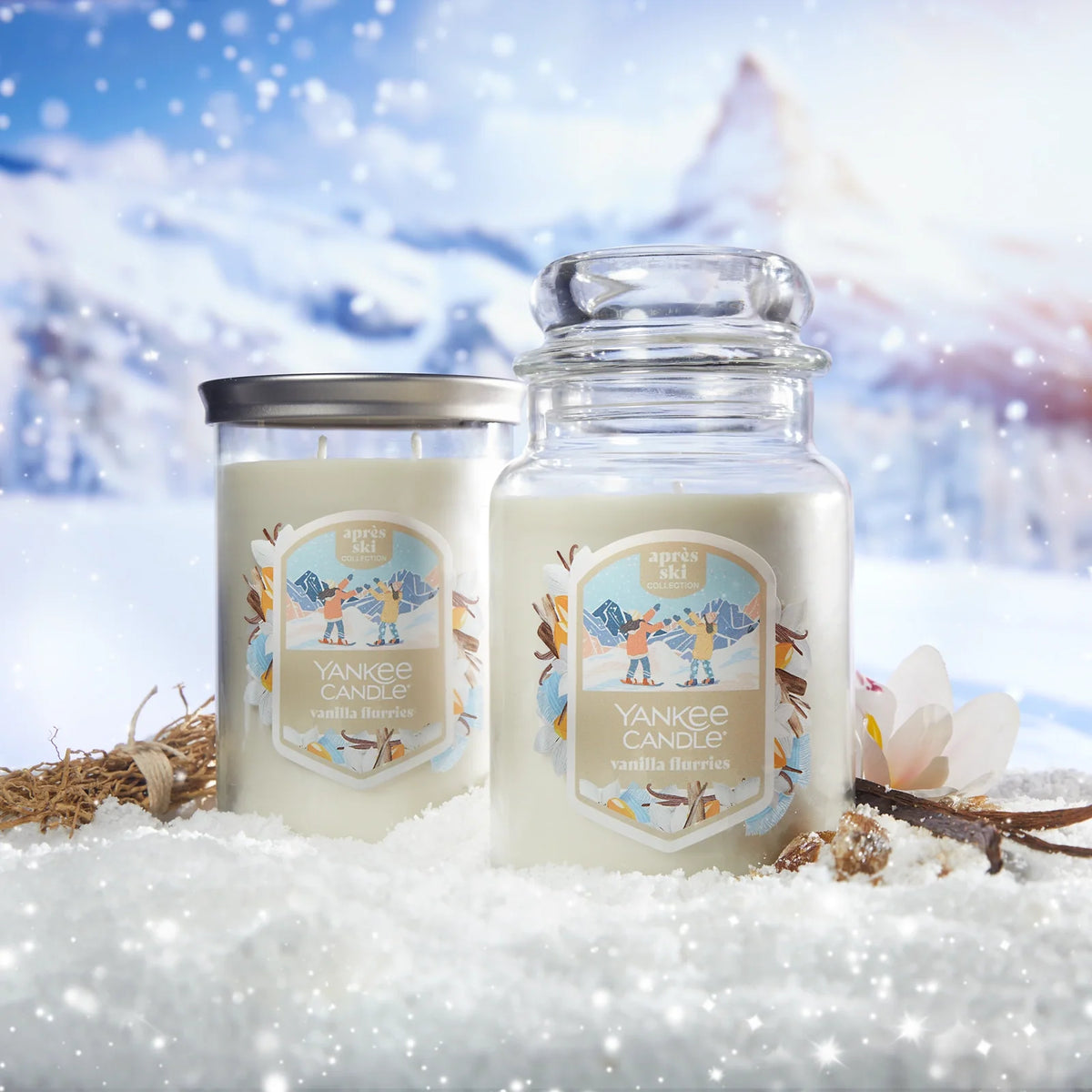 Large Tumbler Candle - Vanilla Flurries