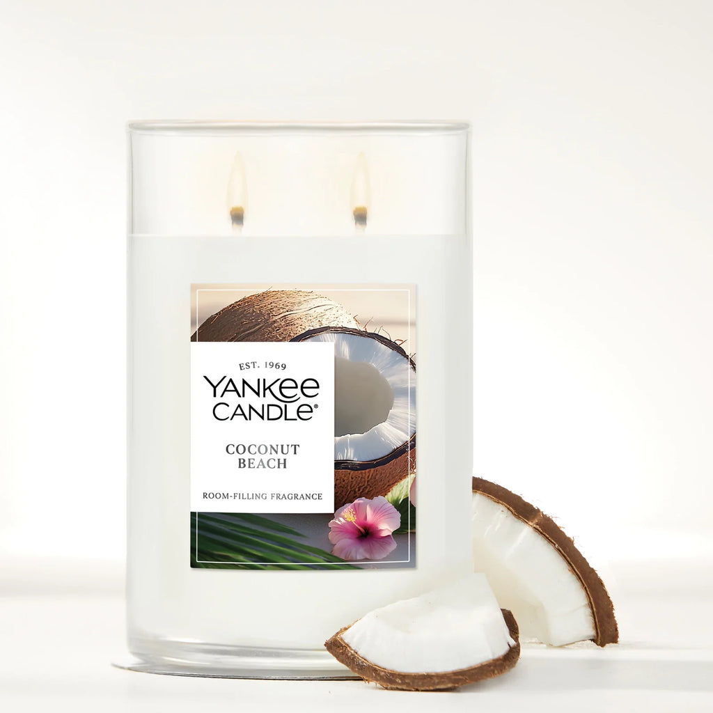 Coconut Beach Tumbler Candle