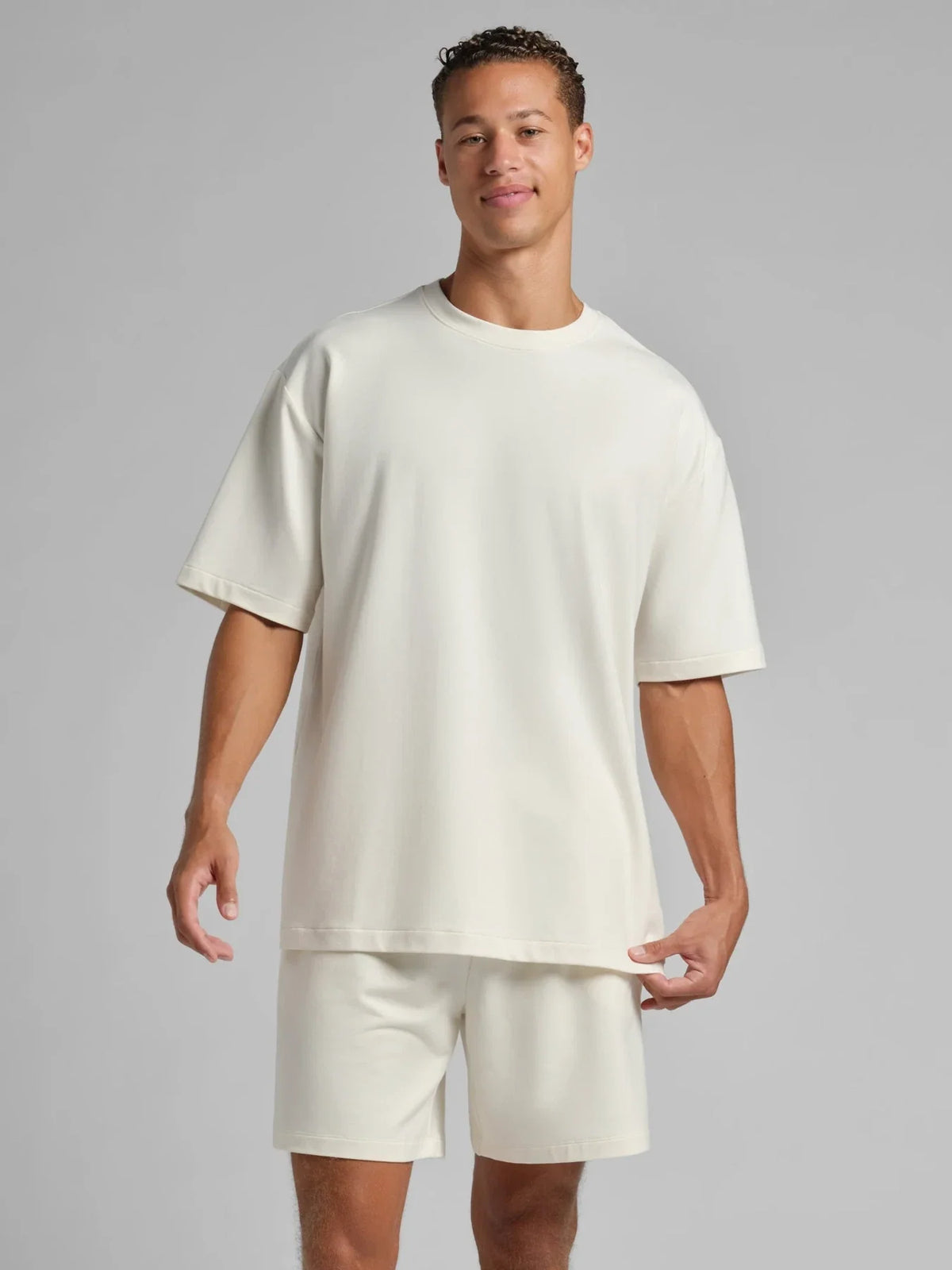 Terry Lounge Shorts - Ivory