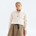Women's Down Puffer Jacket - Cream