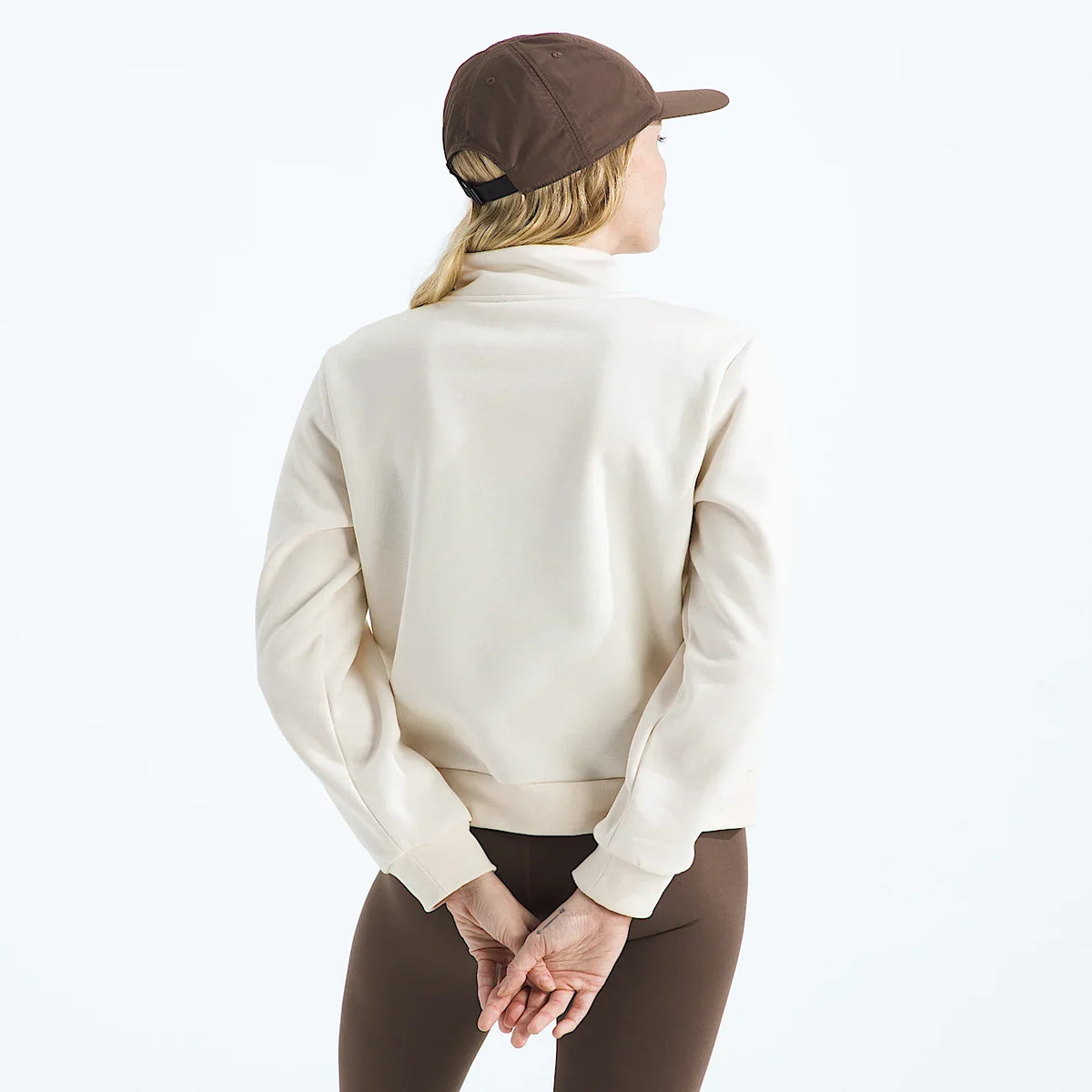 Women's Quarter-Zip Sweatshirt - White