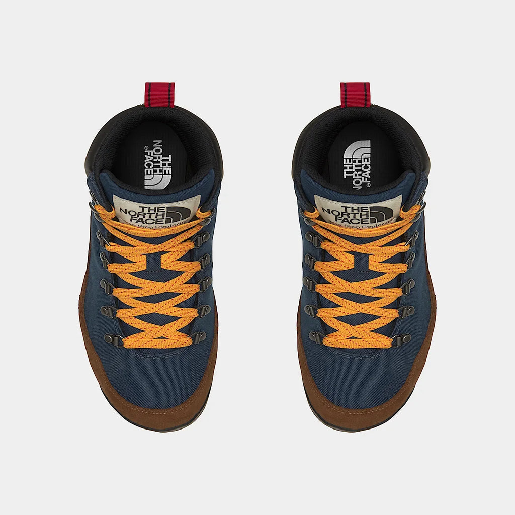 Men's Waterproof Textile Boots - Blue/Brown