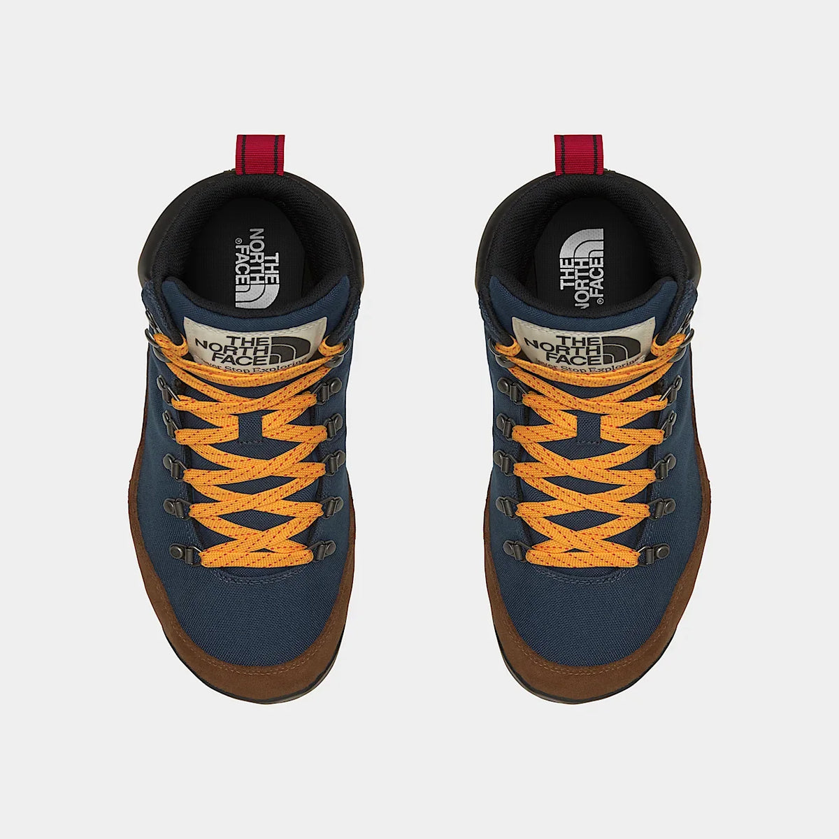 Men's Waterproof Textile Boots - Blue/Brown