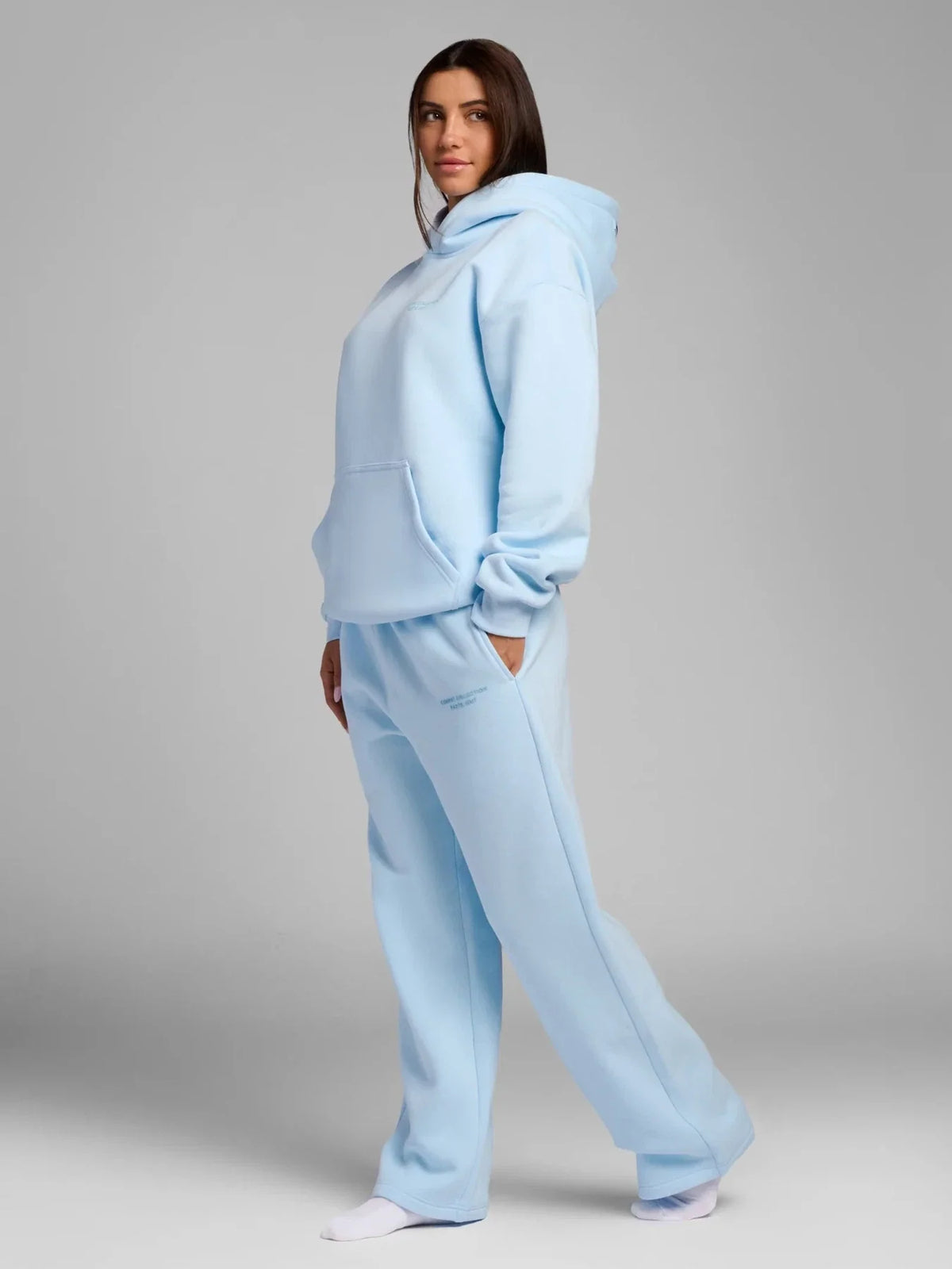 Pastel Pullover Hoodie - Baby Blue