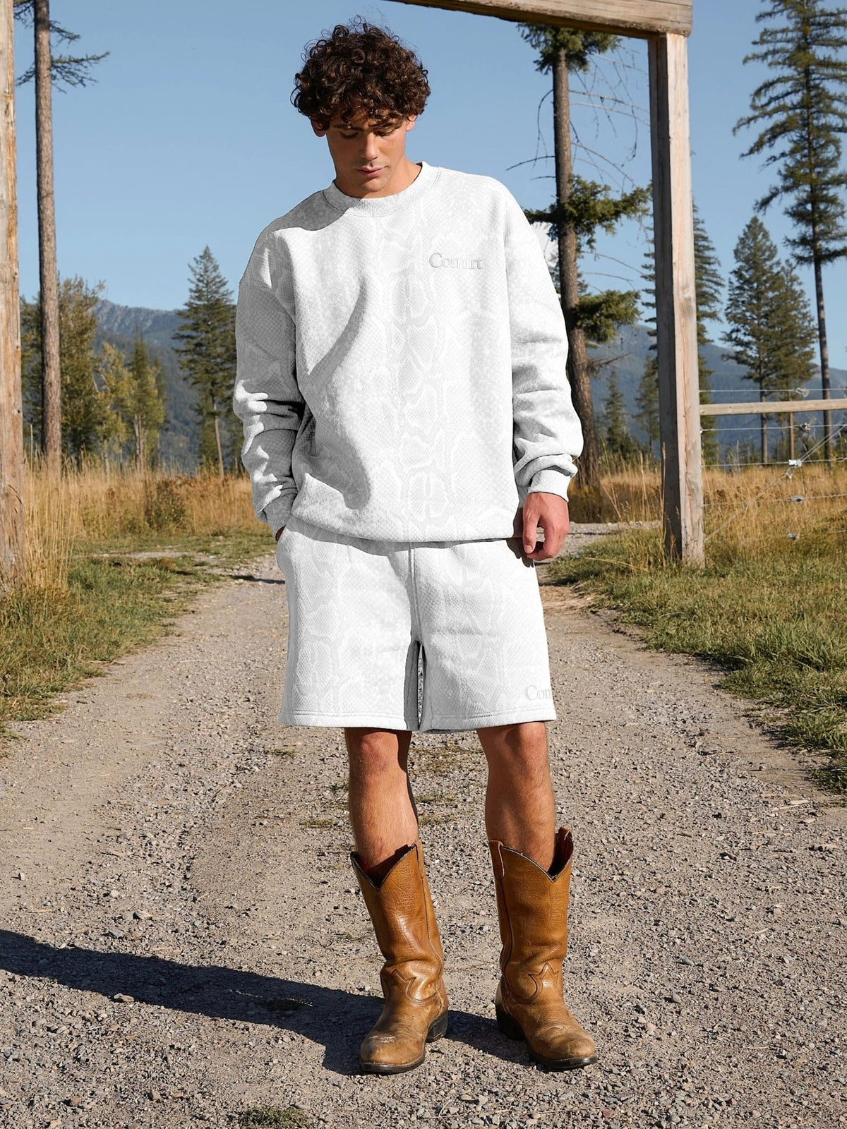 7-Inch Lounge Shorts - Snow Snake