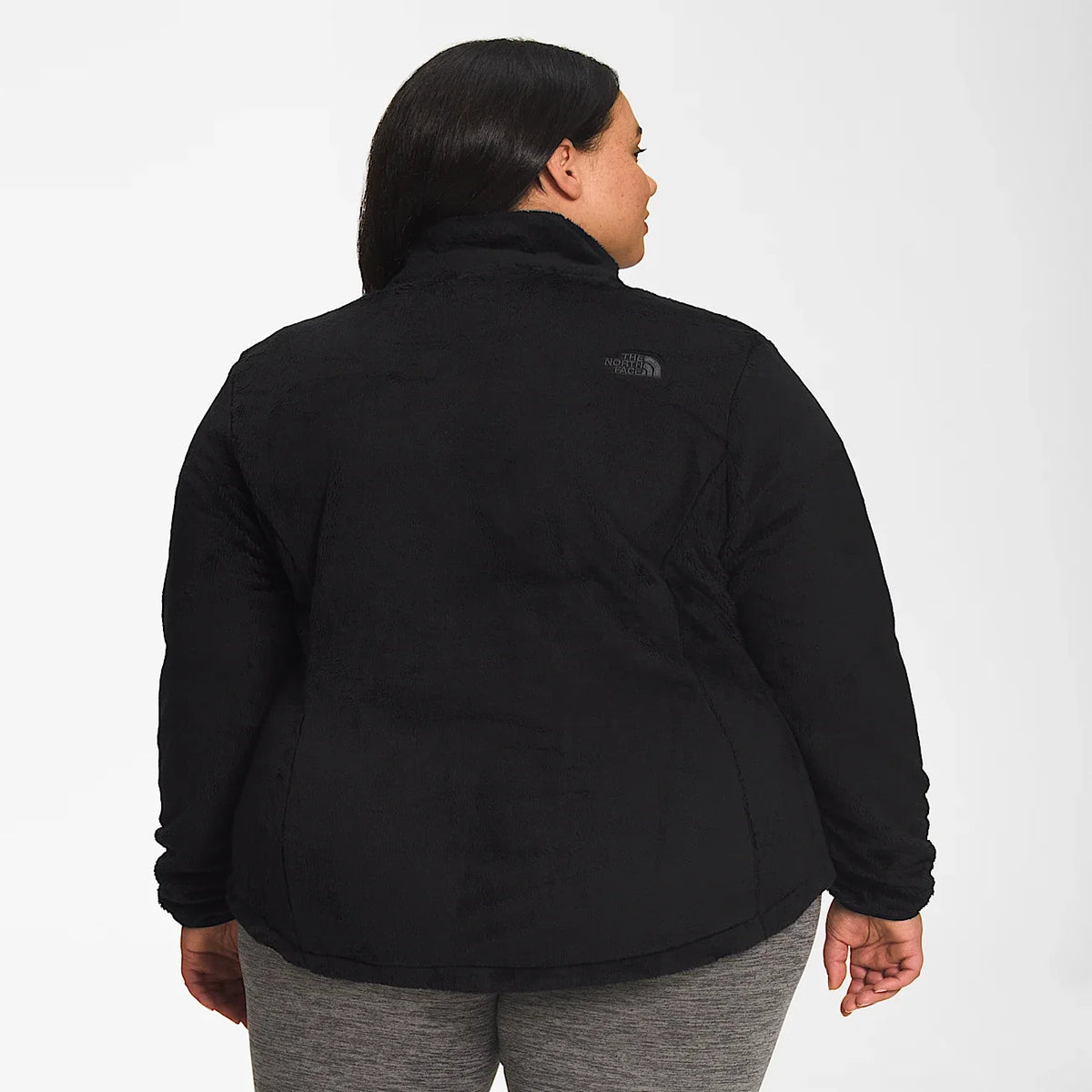 Women's Plus Full-Zip Fleece Jacket - Black