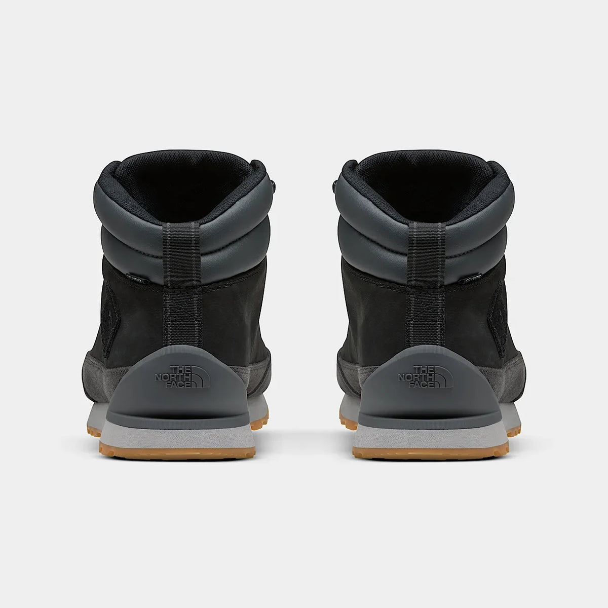 Men's Leather Waterproof Boots - Gray